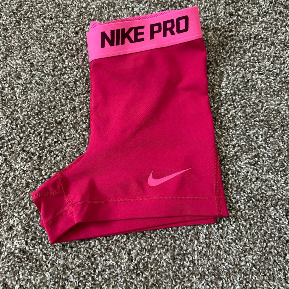 Nike Pink Pro Athletic Shorts